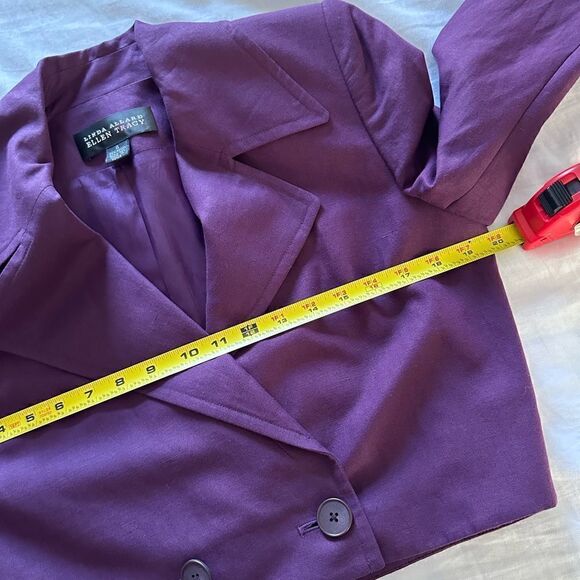 LINDA ALLARD ELLEN TRACY VINTAGE
Dress Suit Sz 4 Linen Mix - Picture 8 of 10